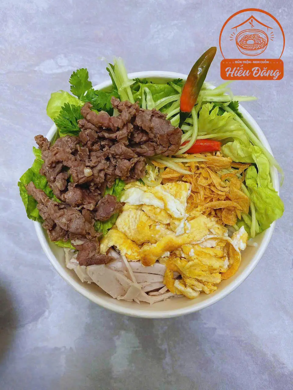 Hình ảnh Bún Trộn Bò