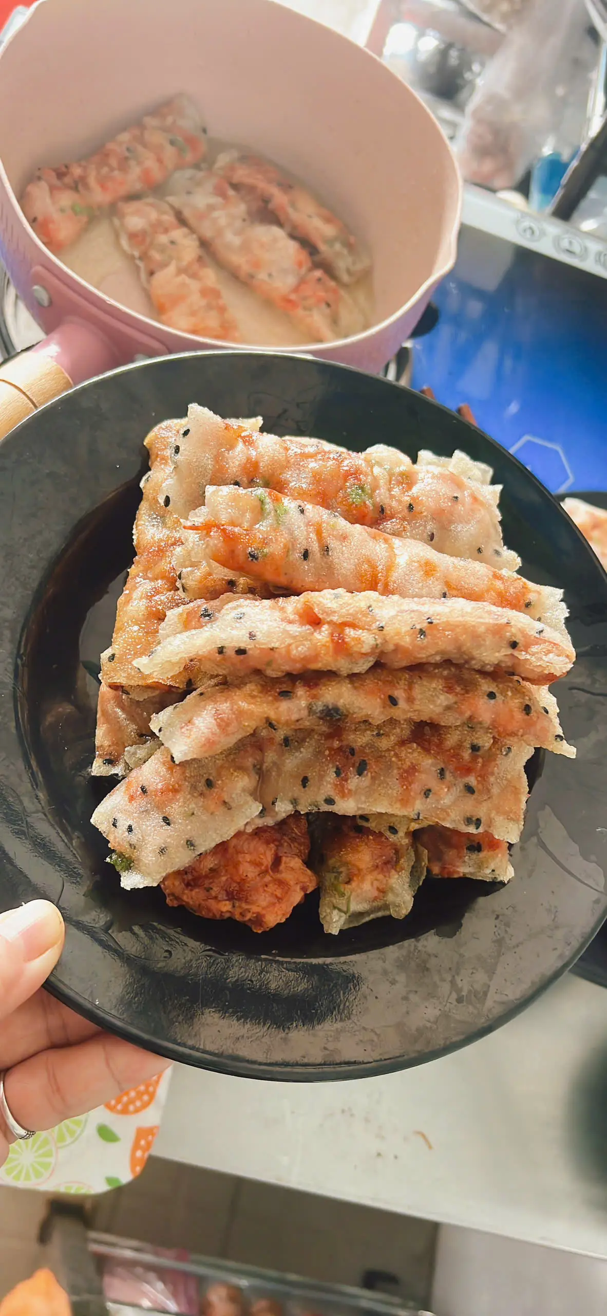 Hình ảnh Chả nem nướng - chả chiên cuốn bánh tráng