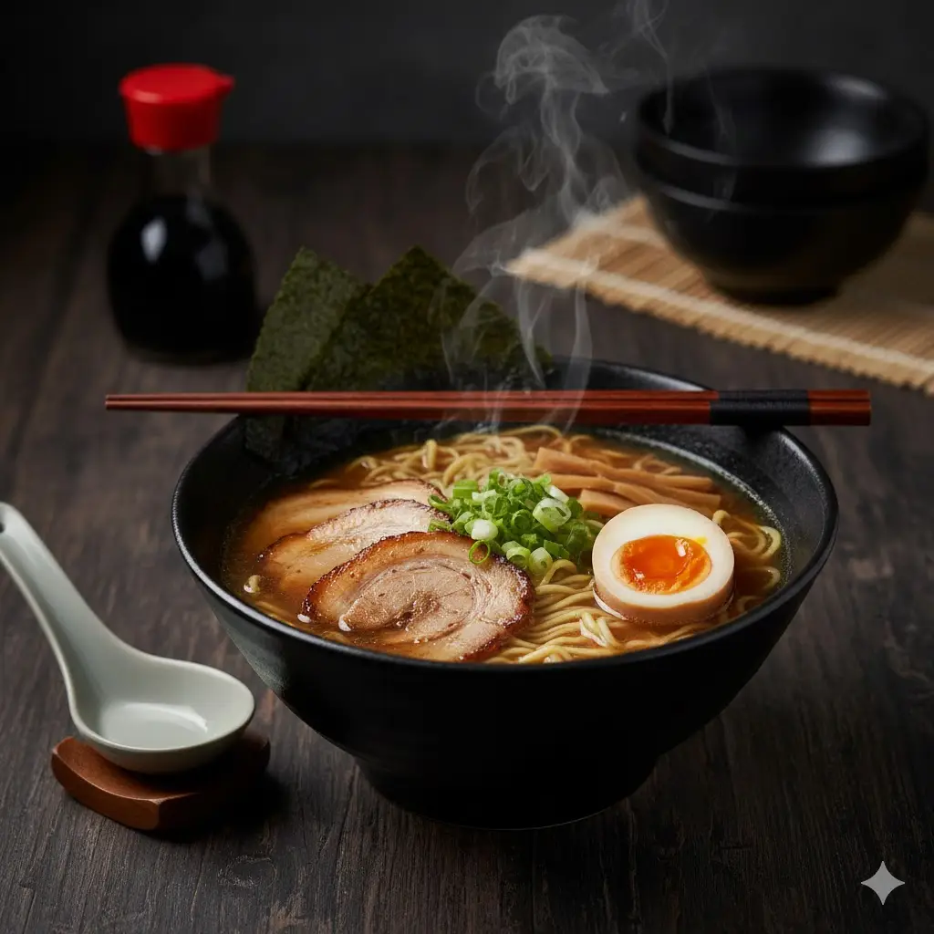 Hình ảnh Tonkotsu ramen xá xíu