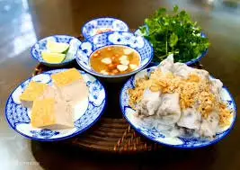 Hình ảnh Bánh cuốn chay chả mỡ
