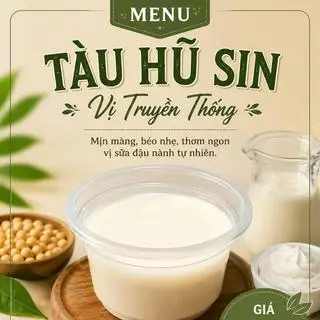 Hình ảnh Tàu hủ sin vị truyền thống
