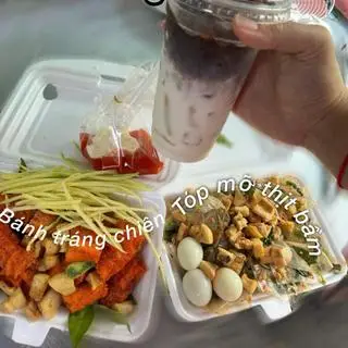 Hình ảnh Trộn tóp mỡ thịt bằm