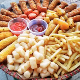 Hình ảnh Mẹt ăn vặt 3 người