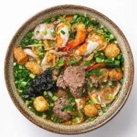 Hình ảnh Bánh Đa Cua Đầy Đủ + Trà Tắc