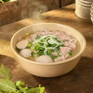 Hình ảnh Phở tái bò viên