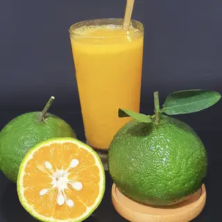 Hình ảnh Combo 3 ly nước cam nguyên chất