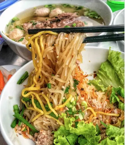 Hình ảnh Mì trộn hủ tiếu khô