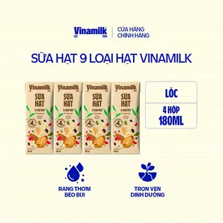 Hình ảnh Lốc 4 hộp Sữa 9 loại hạt Vinamilk Super Nut 180ml_05AN23_LOC