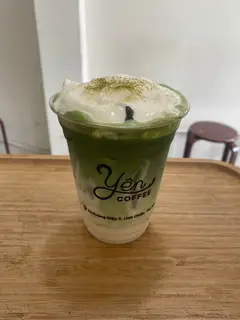 Hình ảnh Matcha latte kem muối