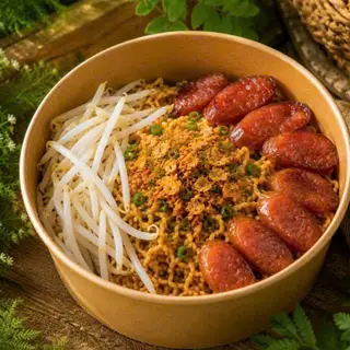 Hình ảnh Mì trộn lạp xưởng