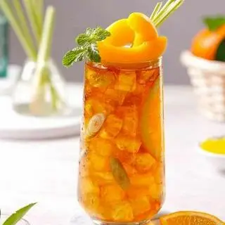 Hình ảnh Trà đào chanh sả