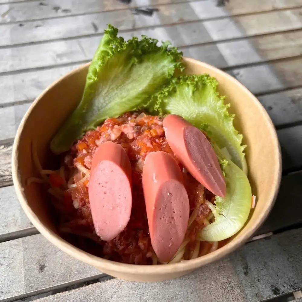 Hình ảnh Mì Ý bò bằm xúc xích