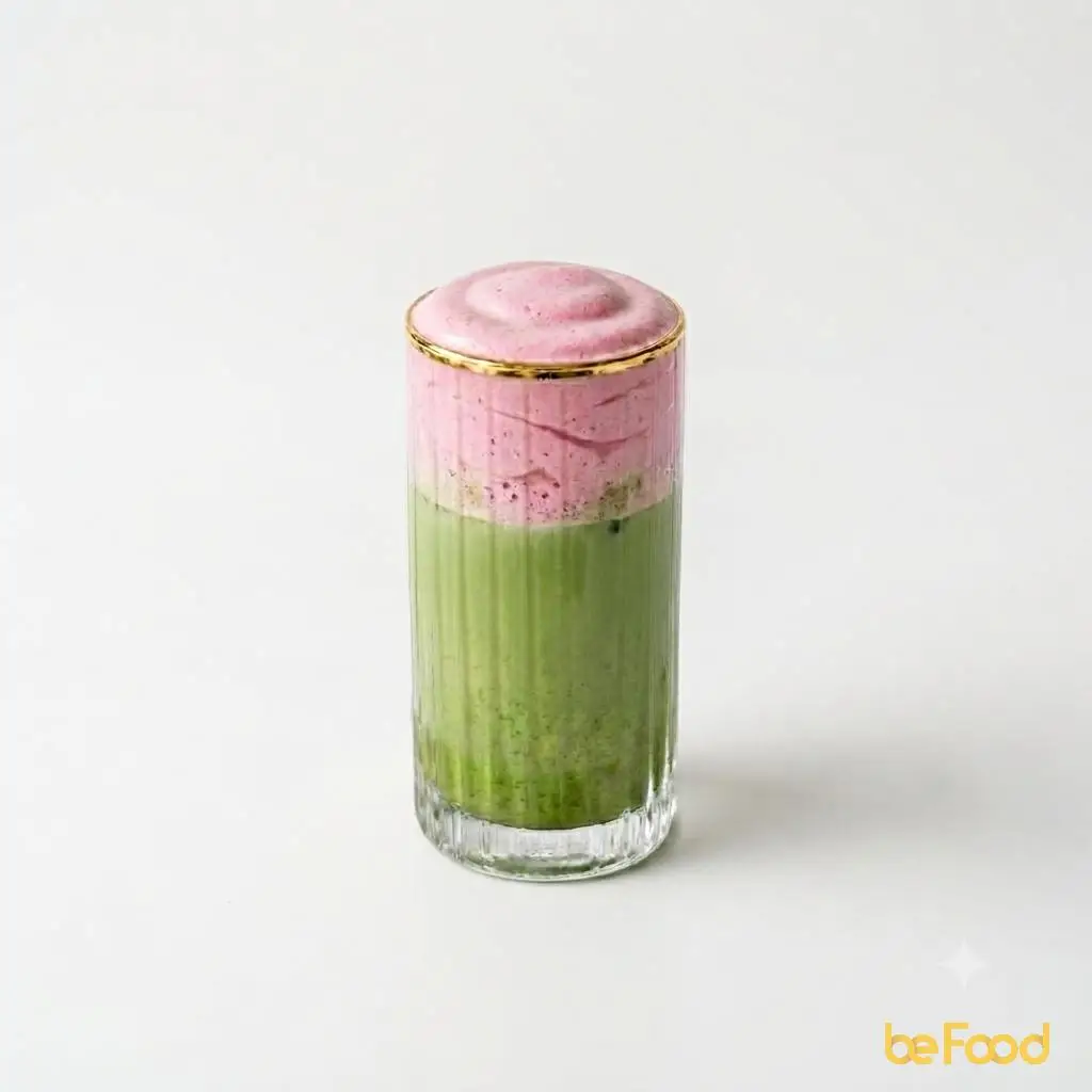 Hình ảnh Matcha latte mây hồng