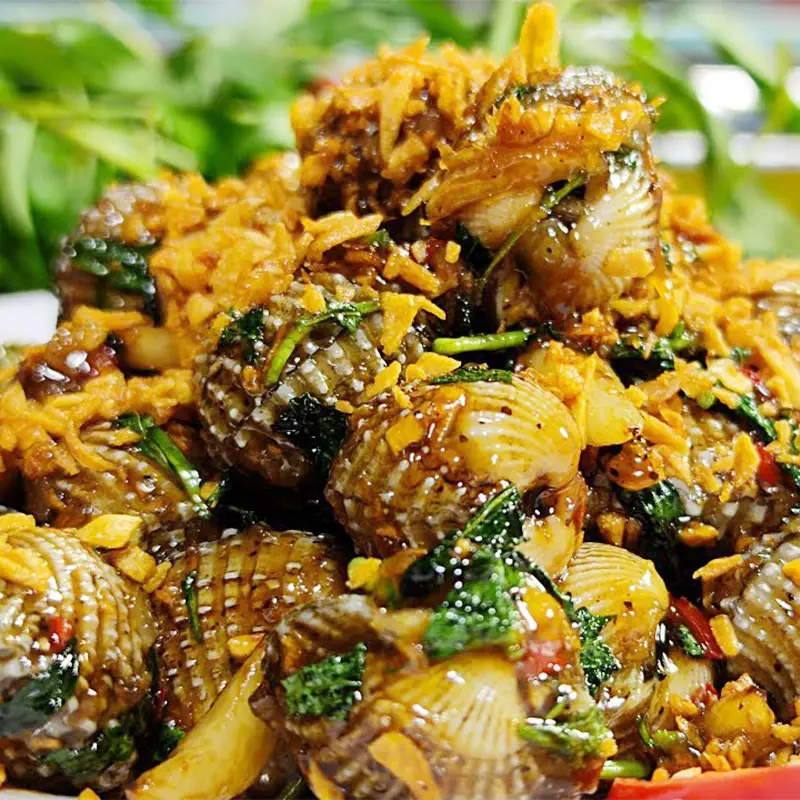 Hình ảnh Sò huyết cháy tỏi