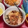Hình ảnh Bánh Đa Trộn Cá Giò Mọc Bò