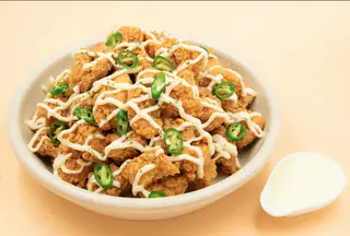 Hình ảnh Gà rán kem hành