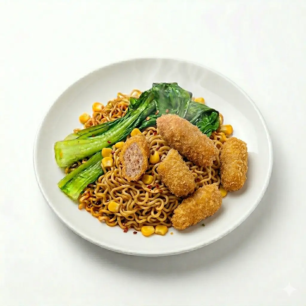 Hình ảnh Mì Indomie trộn đặc biệt