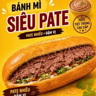 Hình ảnh Bánh mì siêu pate
