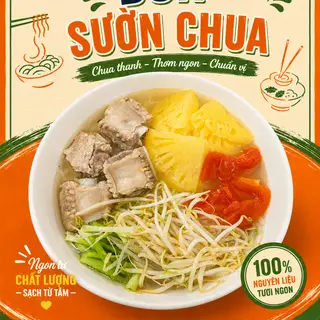 Hình ảnh Bún sườn chua