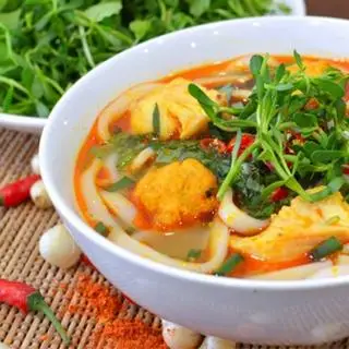 Hình ảnh Bánh canh cá lóc chiên