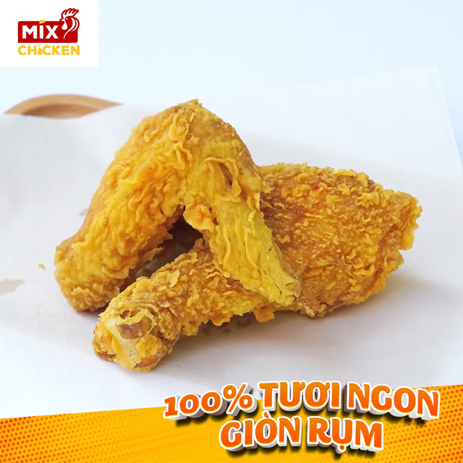 Hình ảnh Combo 1 đùi - 1 cánh - 1 coca.