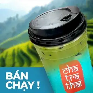 Hình ảnh Trà sữa Thái xanh nóng - hot Thai green milk tea