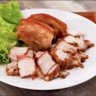 Hình ảnh Ba rọi chiên giòn - canh - rau xào