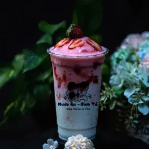 Hình ảnh Sinh tố dâu mãng cầu