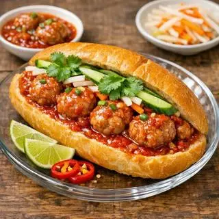 Hình ảnh Bánh mì xíu mại