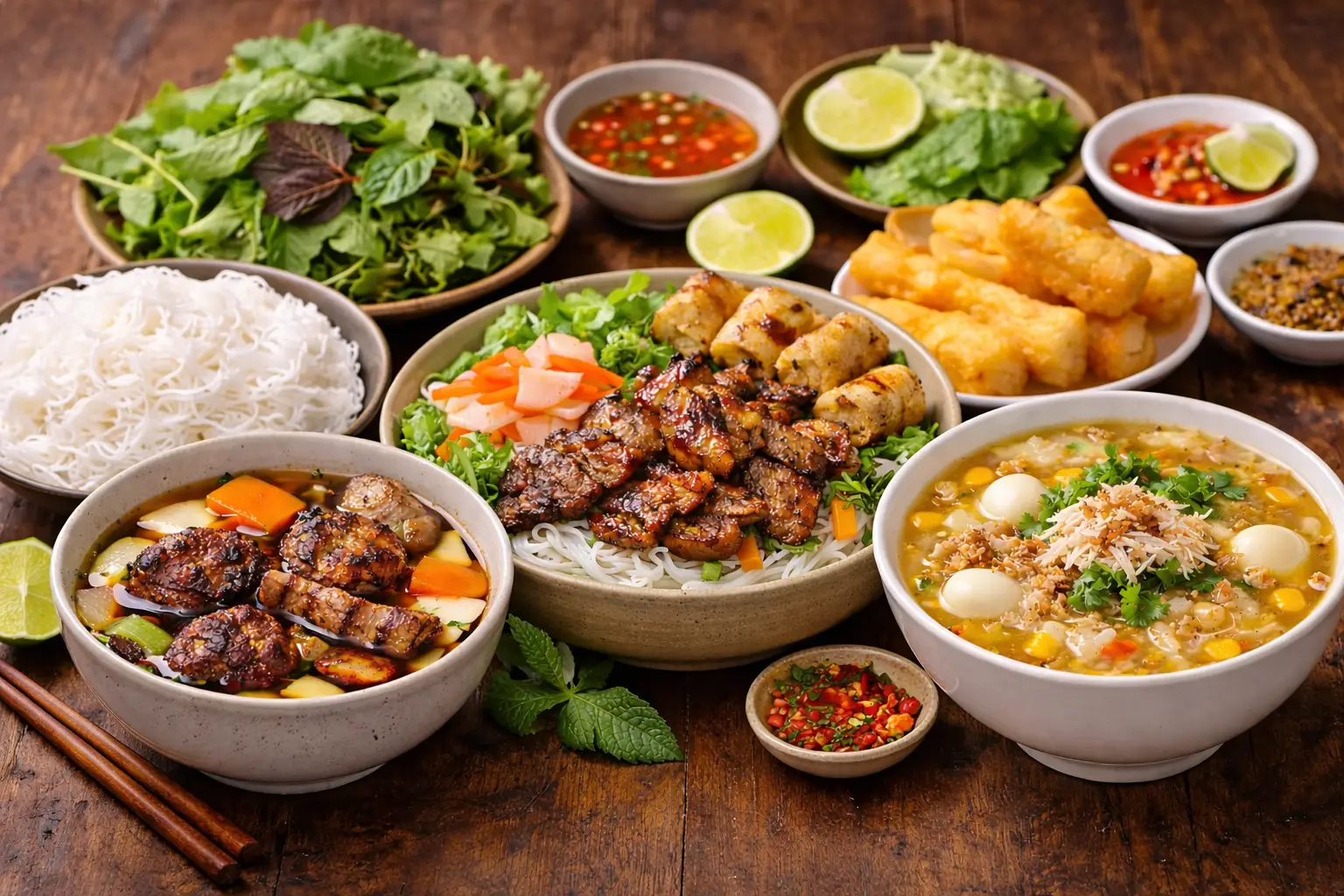 Hình ảnh Bún Chả Hà Nội, Bún Thịt Nướng & Súp Cua - Phạm Thế Hiển