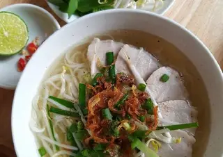 Hình ảnh Hủ tiếu thịt heo có (Khô và Nước )