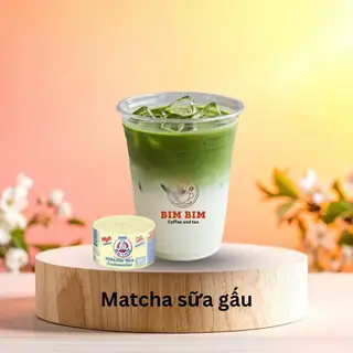 Hình ảnh Matcha sữa gấu