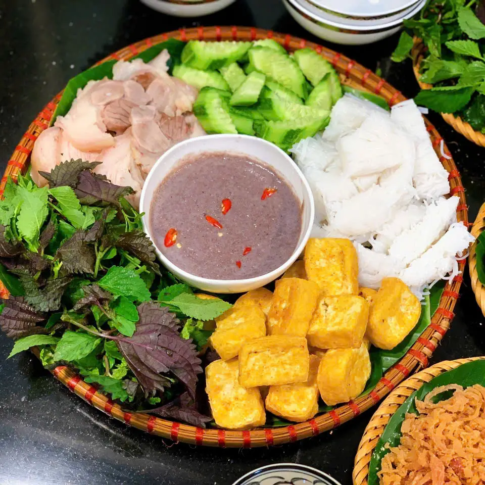 Hình ảnh Bún đậu thịt