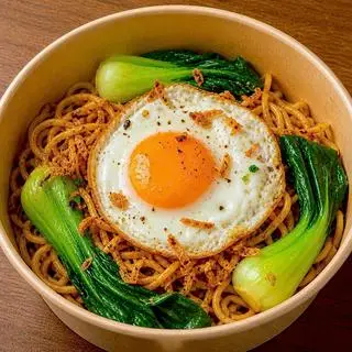 Hình ảnh Mì - rau củ - 2 trứng 