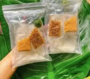 Hình ảnh Bánh tráng dẻo muối hành phi sa tế