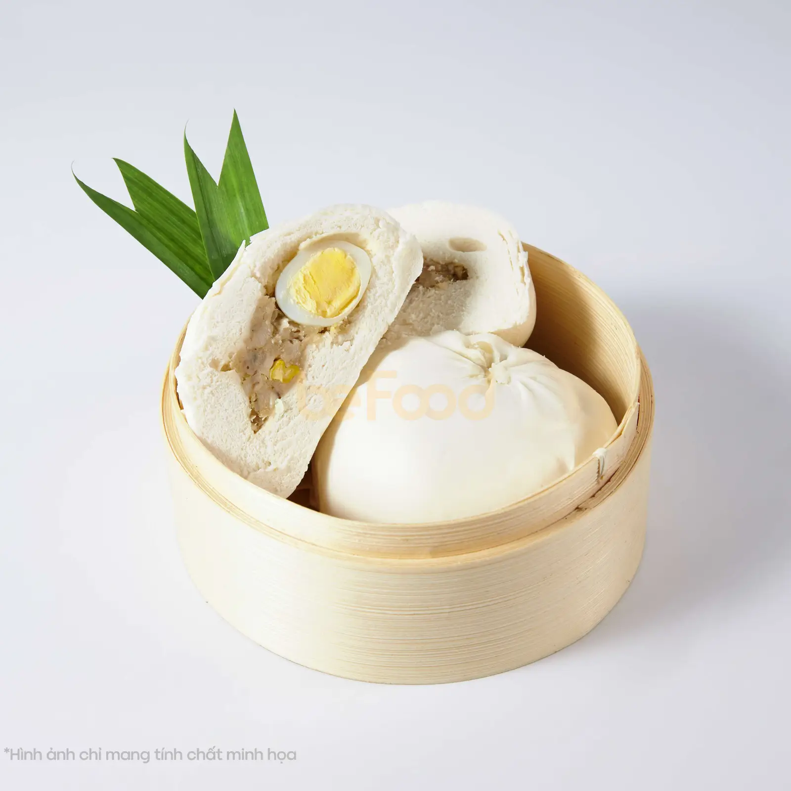 Hình ảnh Bánh bao 2 trứng cút - thịt