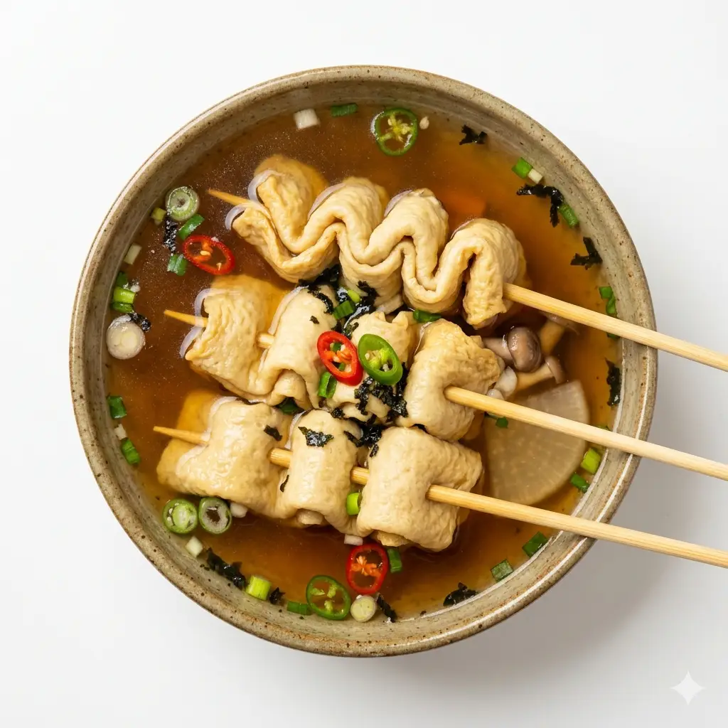 Hình ảnh Xiên chả cá Hàn Quốc (2 xiên)