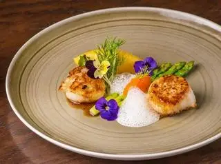 Hình ảnh Smoked sea scallop
