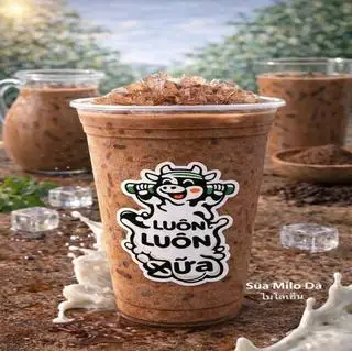 Hình ảnh Sữa xay Milo dâu