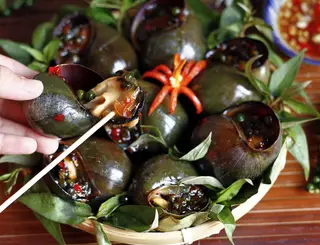 Hình ảnh Ốc bươu nướng tiêu xanh