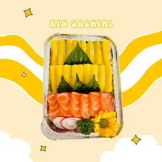 Hình ảnh Set sashimi 100gr thịt - 1 thanh cá trích ép trứng 1.5
