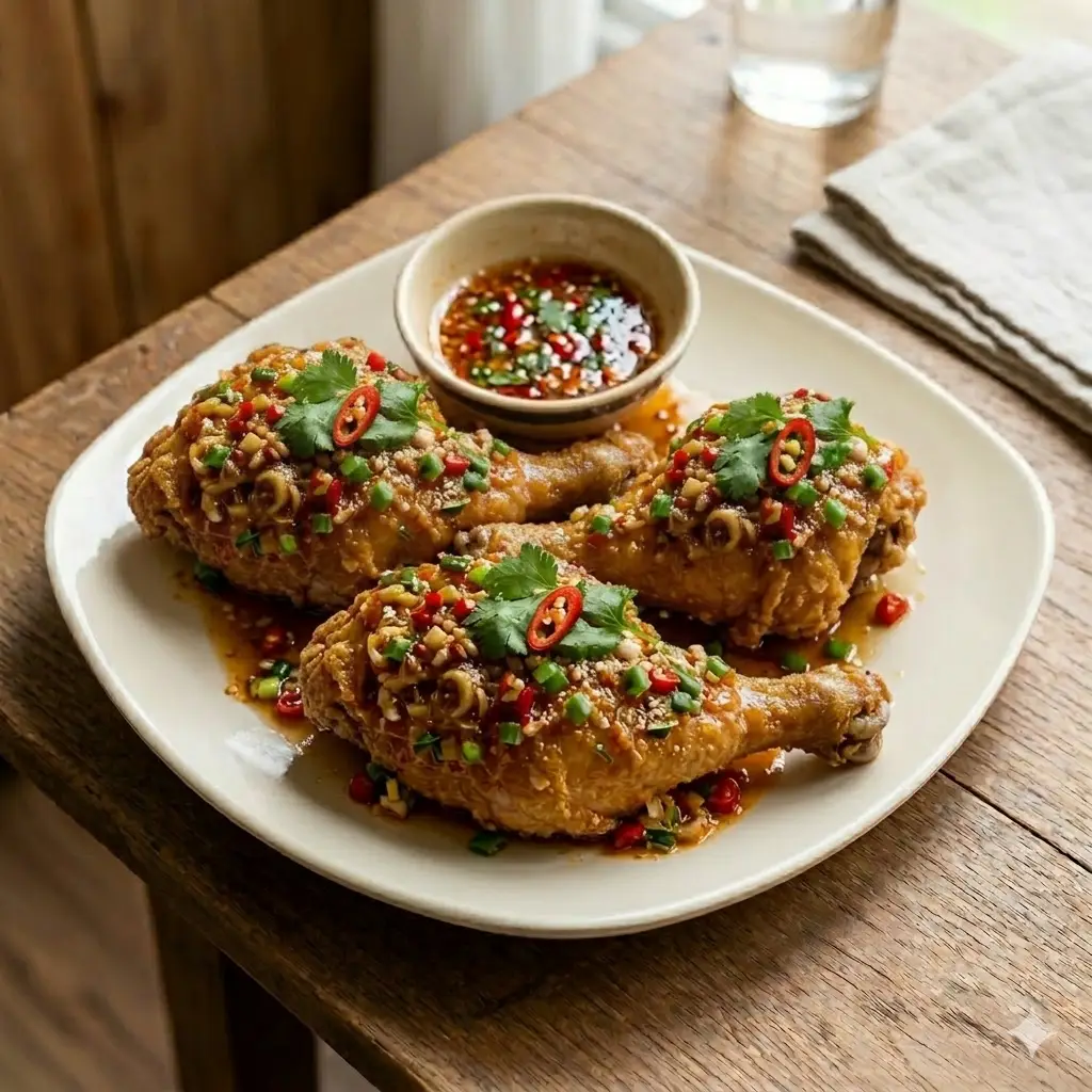 Hình ảnh Combo 2 cơm đùi gà sốt Thái