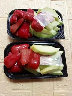 Hình ảnh Khay mix:  ROI ĐỎ + XOÀI