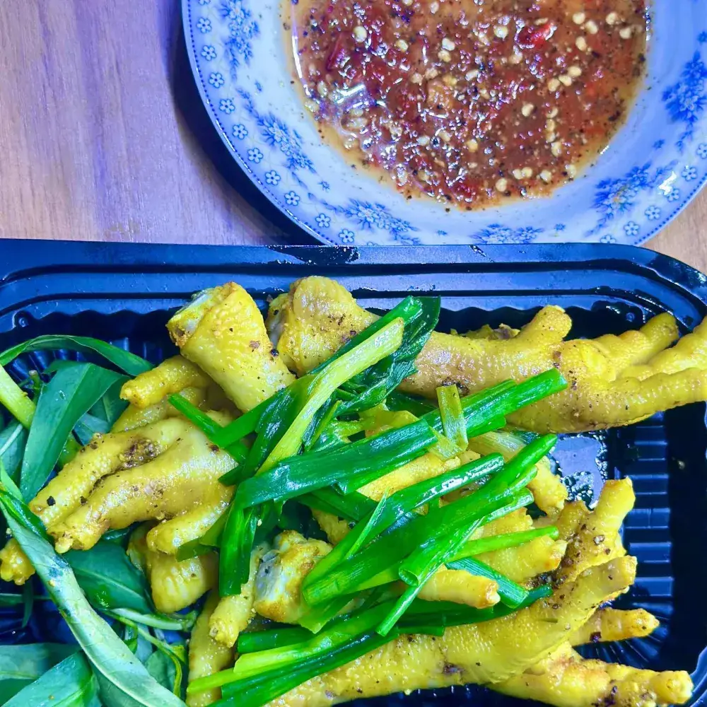 Hình ảnh Chân gà hấp hành