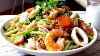 Hình ảnh Mì xào hải sản