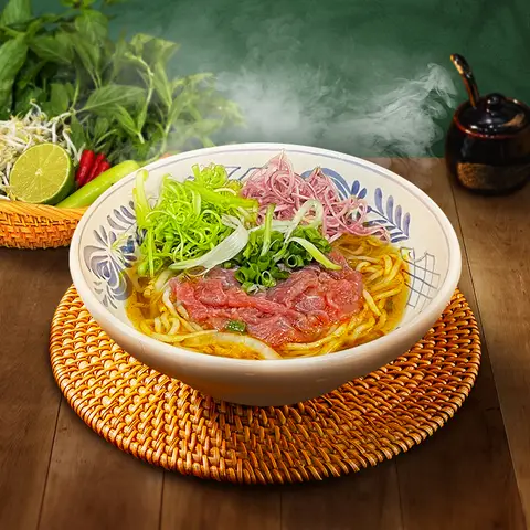 Hình ảnh Combo Bún bò tái + Pepsi