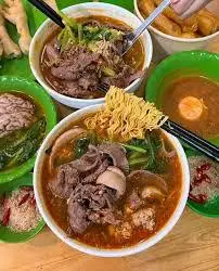 Hình ảnh Mì chua cay tim cật bò