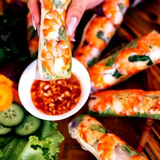 Hình ảnh Set 5 gỏi cuốn tôm to