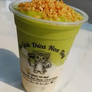Hình ảnh Bơ già dừa non ly 500ml