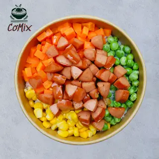 Hình ảnh Cơm trộn xúc xích